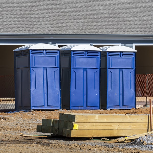 can i customize the exterior of the portable toilets with my event logo or branding in Huggins Missouri